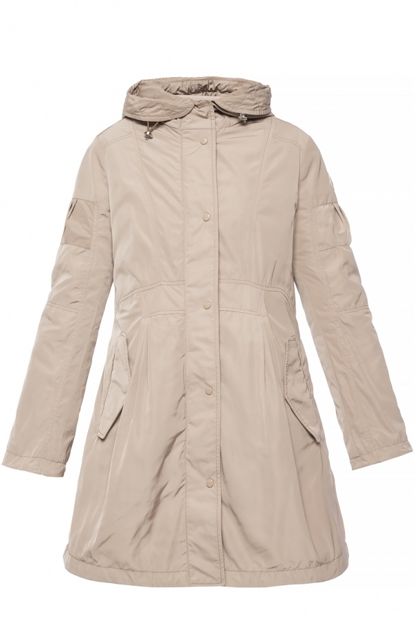 Beige 'Tarawa' jacket with ruffles Moncler - Vitkac GB